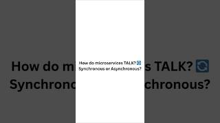 DAY 10 | Synchronous vs Asynchronous Communication 🔄 | Microservices Interview | SRWebTech