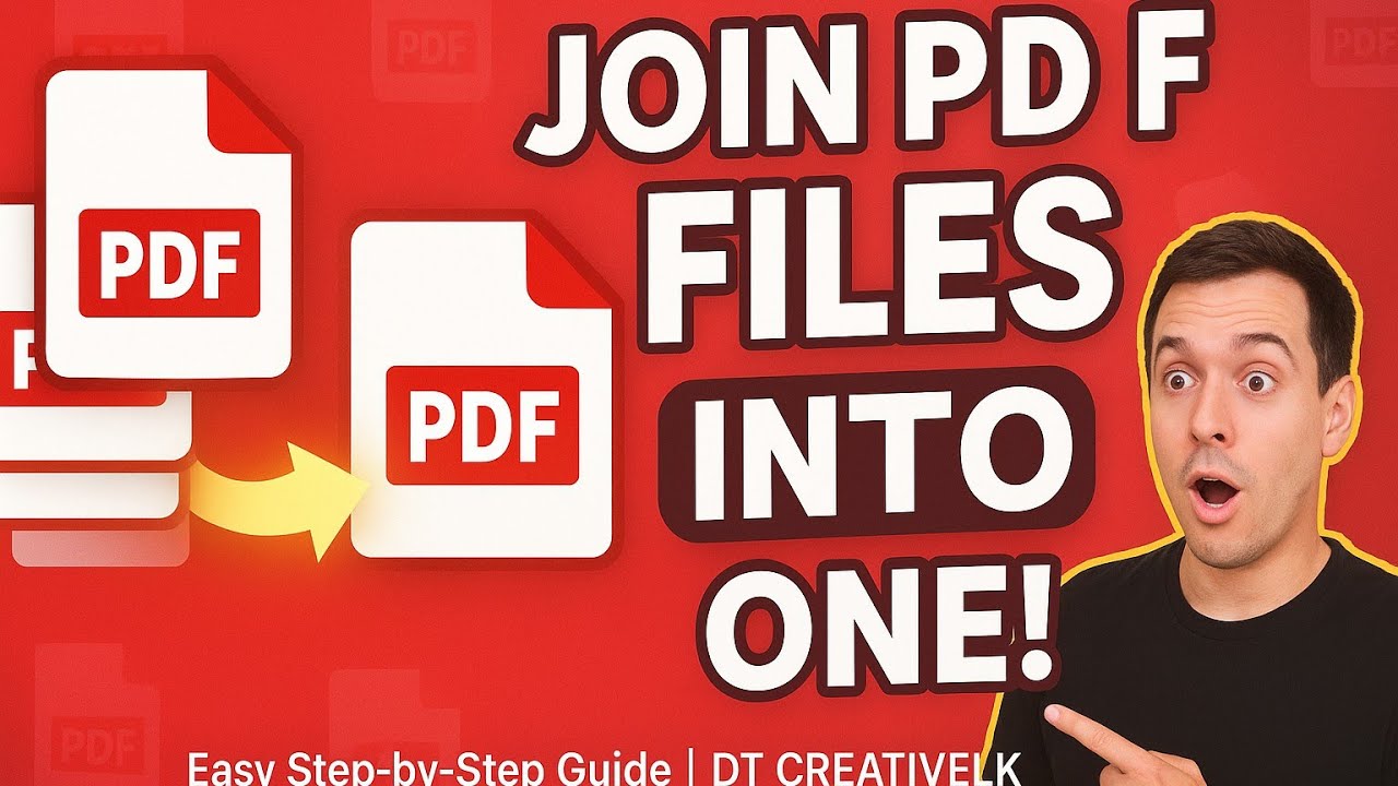 Как объединить PDF-файлы в один | Простое руководство по объединению PDF-файлов (руководство 2025...