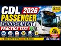 🚍 CDL Passenger Endorsement Practice Test 2026 | Real DMV Questions & Answers