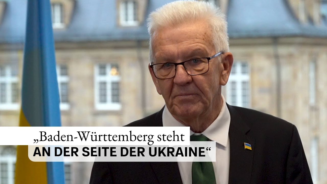 Jahrestag des Kriegs gegen die Ukraine 2024: „Wir stehen fest an Ihrer Seite.“