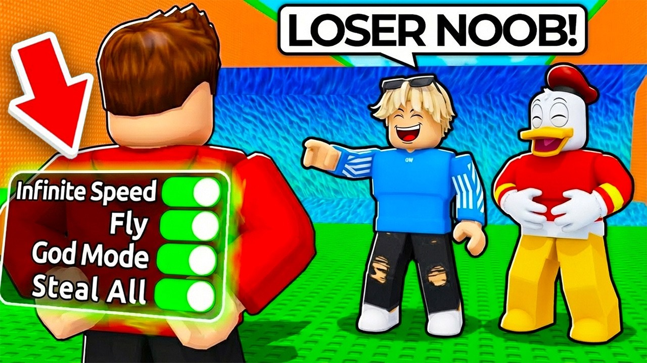 Ich pranke YOUTUBER mit ECHTEM ADMIN in Escape Tsunami for Brainrots..