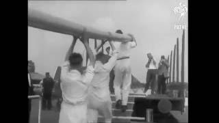 Rare Footage of Giant Pipe Transportation By Wavin in Holland In the 1960s