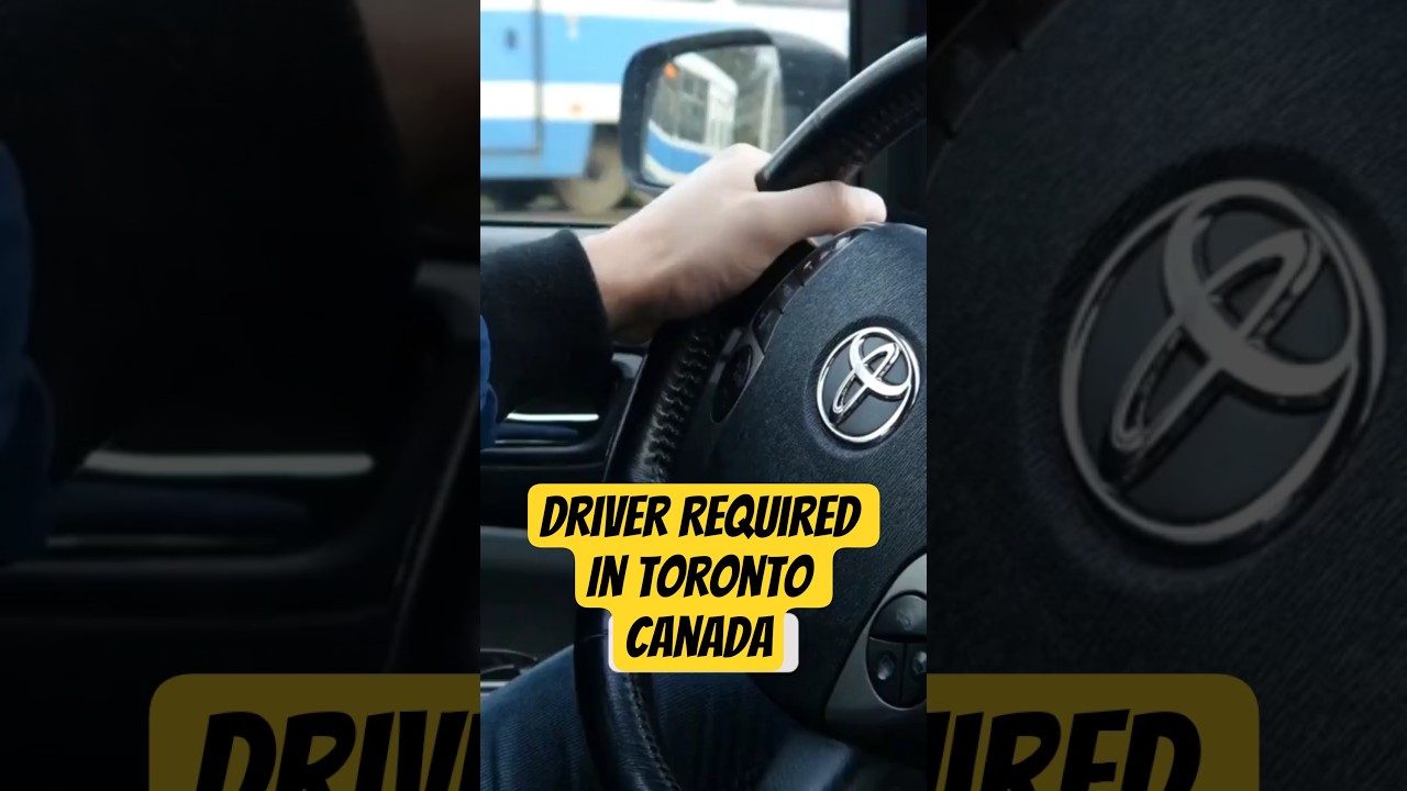 Требуется водитель в Торонто, Канада 🚗🇨🇦 