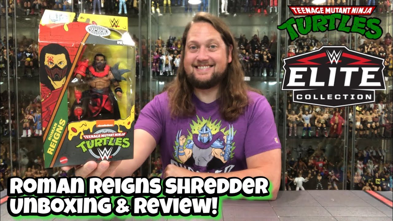Roman Reigns Shredder WWE TMNT Unboxing & Review! - YouTube