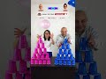 Cup Stacking Challenge Fun 4 Alice vs Frank Ep 3 #Family Challenge #Shorts2026🏆