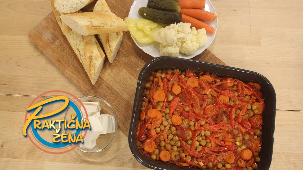 Praktična žena - Zapečene leblebije sa povrćem