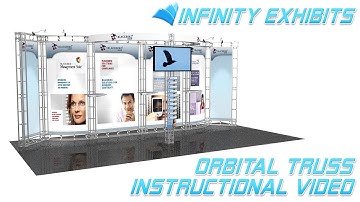 Infinity Exhibits Orbital Truss Trade Show Display Setup