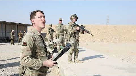 CJTF-OIR - UK Hosts a Rifle Qualification Competition in Erbil, Iraq