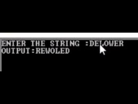 Assembly programming language emu8086-how to find reverse(inverse ...
