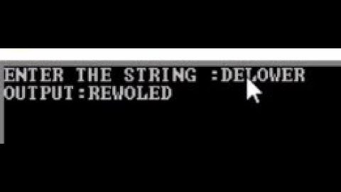 Assembly programming language emu8086-how to find reverse(inverse) string | bangla tutorial
