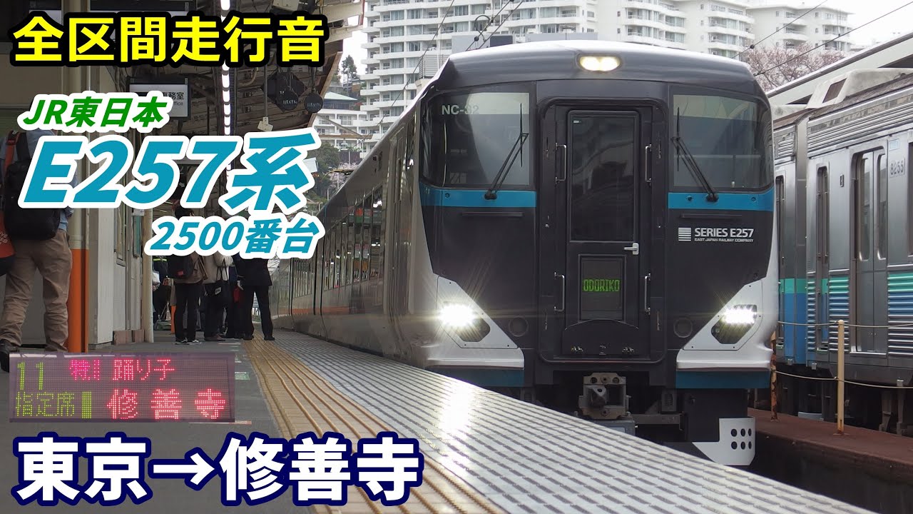 【全区間走行音】E257系2500番台〈踊り子〉東京→修善寺 (2021.3)