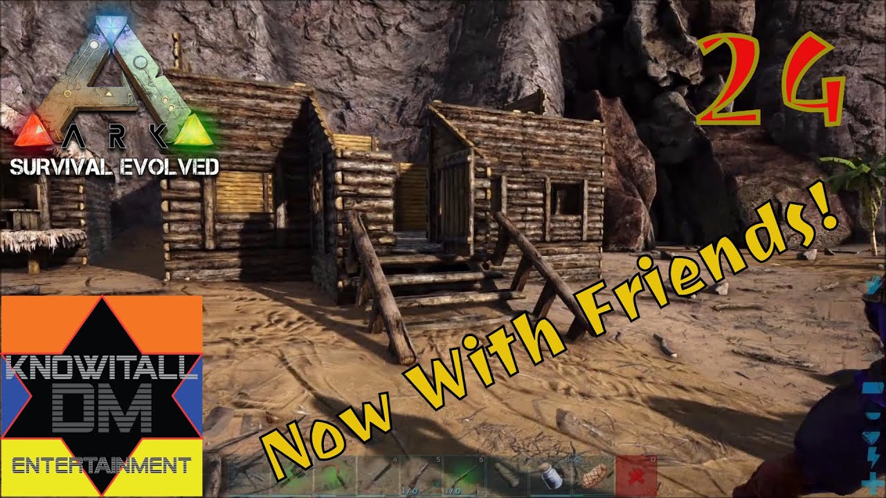 [24] Starting the ARK Village Mess Hall!!!! - ARK: Survival Evolved gameplay w/ FRAG and Paladin