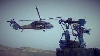 Uh-60 Black Hawk Shot Down #3 | Besiege