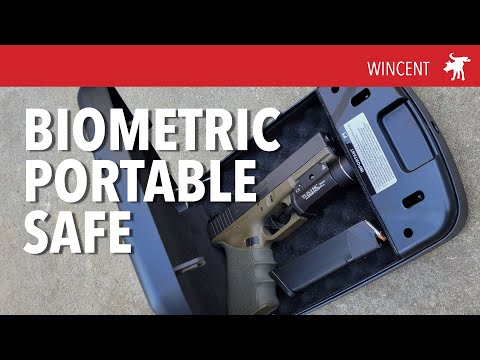 Wincent Portable Biometric Gun Safe