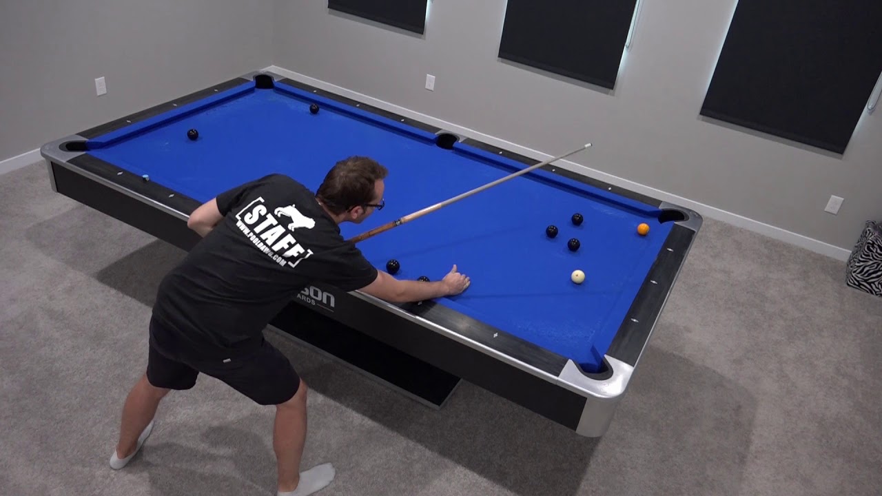 8 Ball Pool OPPOSITE HAND RUNOUT!!! YouTube