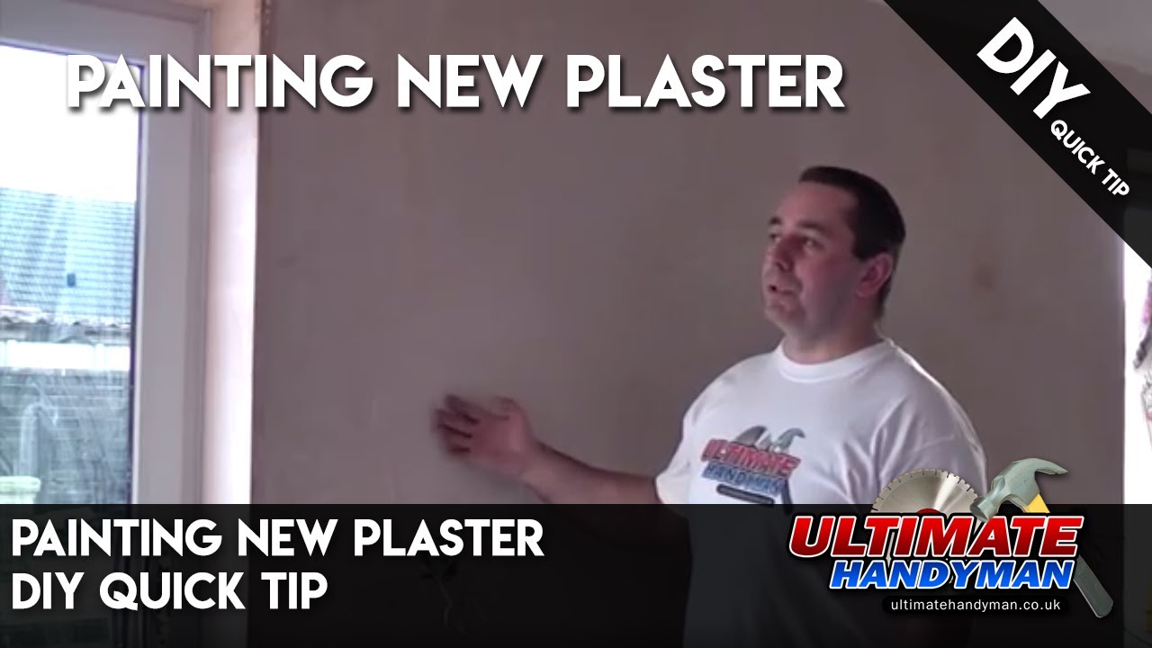 Painting New Plaster Ultimatehandyman Diy Tips Youtube