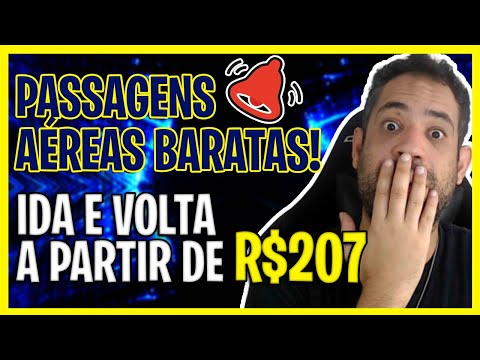 PASSAGENS AÉREAS BARATAS GOL, LATAM E AZUL A PARTIR DE R$207!