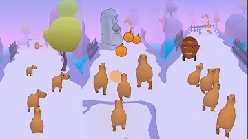 Capybara Rush - All Levels 1-15 Gameplay