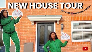 OUR NEW UK HOUSE TOUR!! (First Time Buyer) | My First YouTube Video (Introducing my YouTube channel)