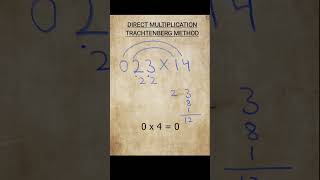 Direct method in Trachtenberg system  #mathogenius #mathtricks screenshot 4