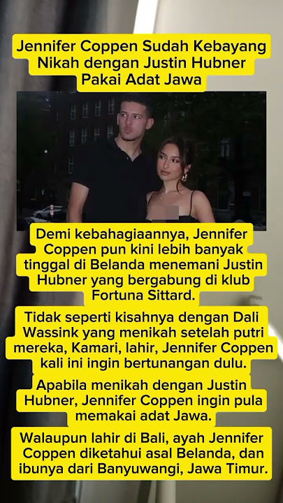 Jennifer coppen sudah kebayang nikah dengan Justin hubner pake adat jawa#fyp#viral