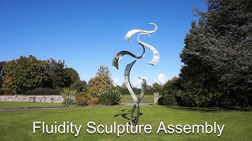 Fluidity Kinetic Sculpture Assembly / Construction Video