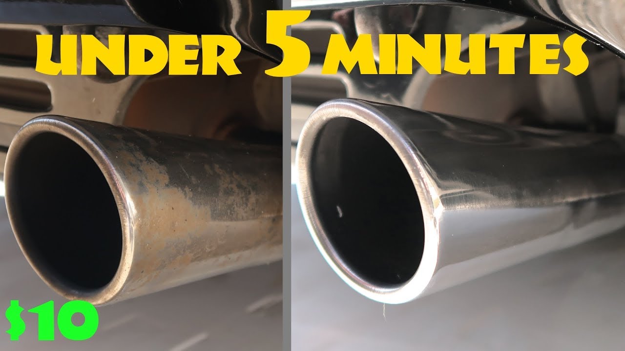 How To Polish Your Exhaust Tips In UNDER 5 MINUTES (10) YouTube