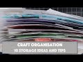 10 Storage Organisation Tips and Ideas for your Craft Room \\ Stamps/Dies, Paper, Cards and more!