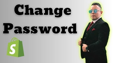✅ How to Change Shopify Password  Step By Step 2025