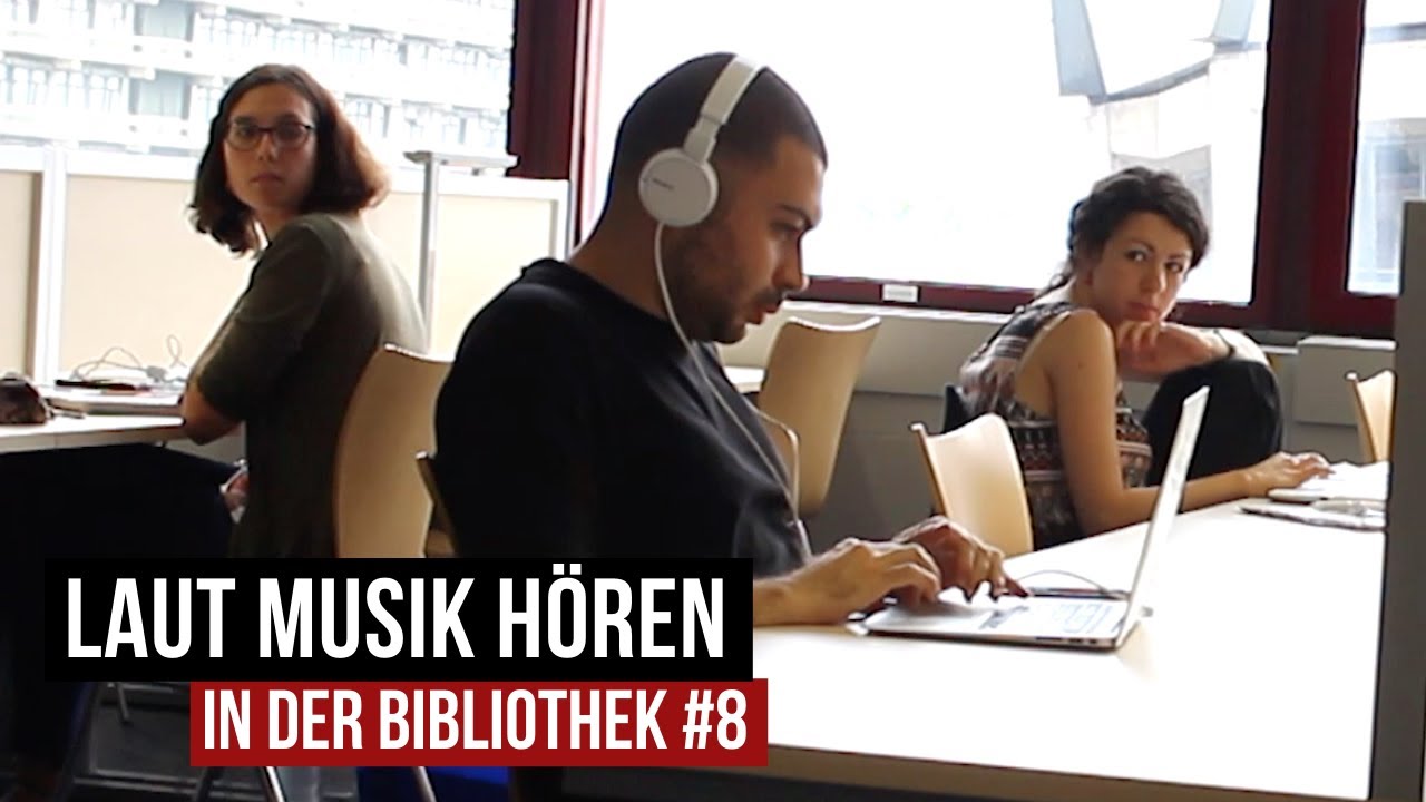Laut Musik hören in der Bibliothek 8 PRANK Hasanov YouTube
