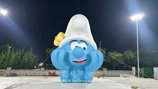 Inflatable cartoon characters of The Smurfs#inflatable #custominflatables #thesmurfs