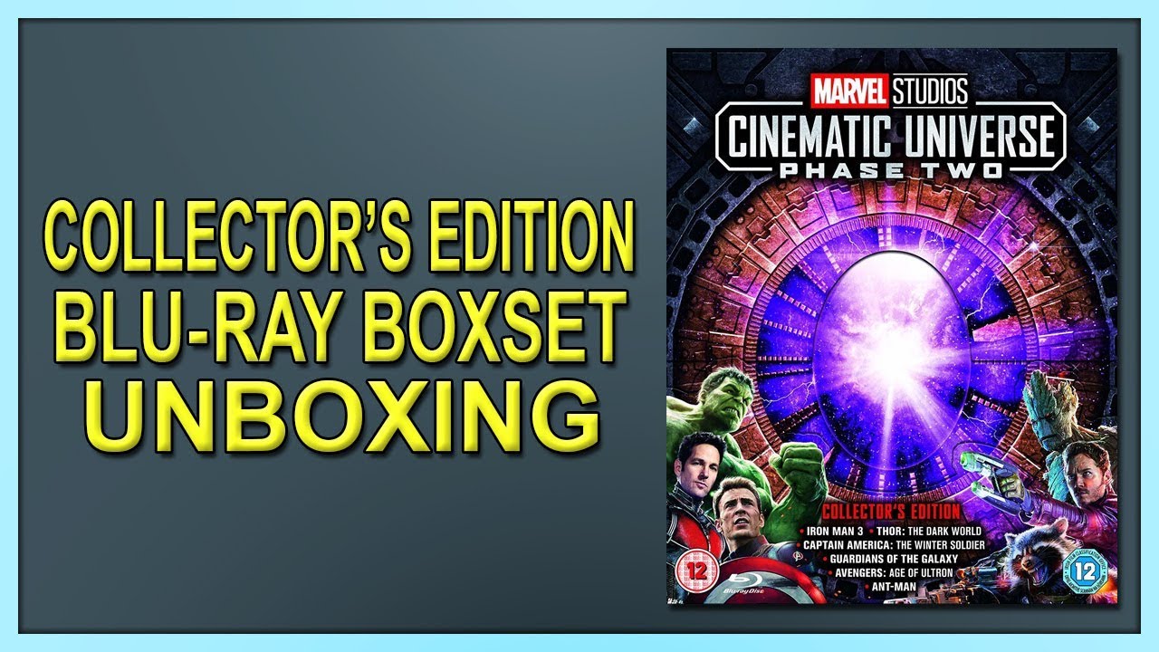 Marvel Cinematic Universe Phase Blu Ray Box Set Unboxing, 41% OFF
