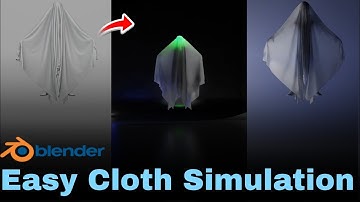 How to make cloth simulation in blender | Blender Tutorial | Blender 3.6