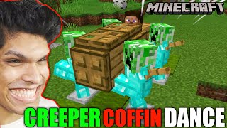 How to Make &quot;CREEPER COFFIN MEME&quot; In Minecraft 🔥