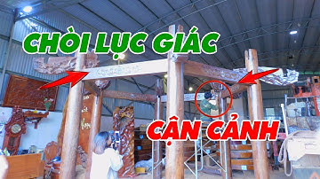 🛑 Cận cảnh gia công chòi lục giác gỗ mun tại xưởng như thế nào | Gỗ Hưng Thịnh Phát Tây Nguyên