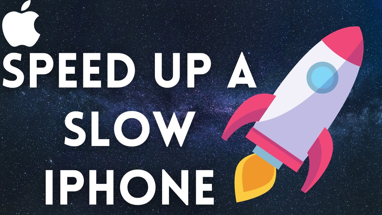 How To SPEED UP A Slow iPhone - Speed iPhone (2021) - YouTube