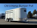 CM 3 Horse Bumper Pull - 5U230412