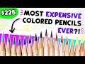 TESTING the MOST EXPENSIVE COLORED PENCILS!? // Caran D'ache Luminance Pencils