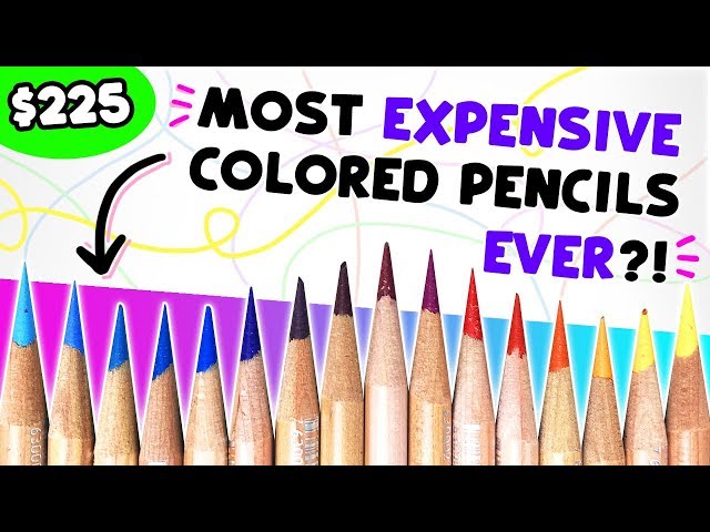 UNBOXING MY NEW $225 CARAN D'ACHE COLORED PENCILS - ARE THEY WORTH IT?