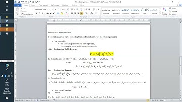 Comparaison de deux models statistiques avec loglikelihood_ratio test, Box-cox test et autres