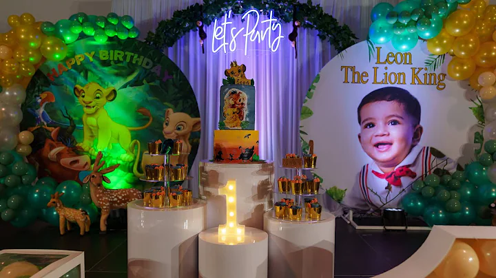 Leon's 1st Bday Party _ "The Little Lion King"