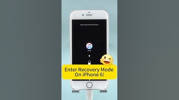 How to Enter iPhone 6 in Recovery Mode to Fix or Reset?  #fyp