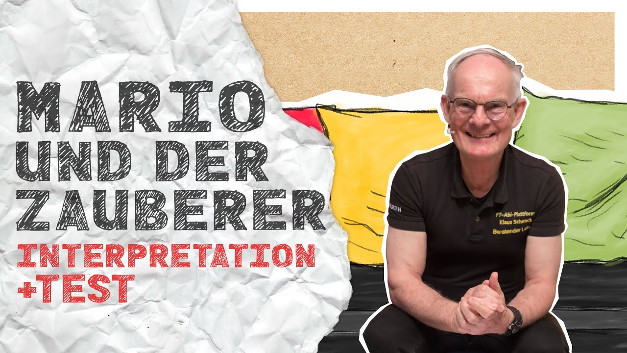 Interpretation Mario Und Der Zauberer Thomas Mann: Mario und der Zauberer - Interpretation + Test - YouTube