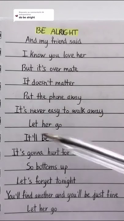 Dean Lewis - Be Alright (Lyrics Music 2021)