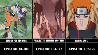ALL ARCS IN NARUTO\SHIPPUDEN IN CHRONOLOGICAL ORDER