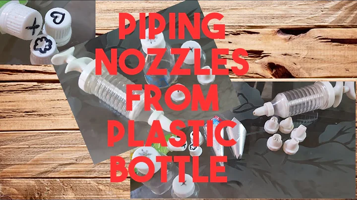 How to make piping nozzles from plastic bottles cap