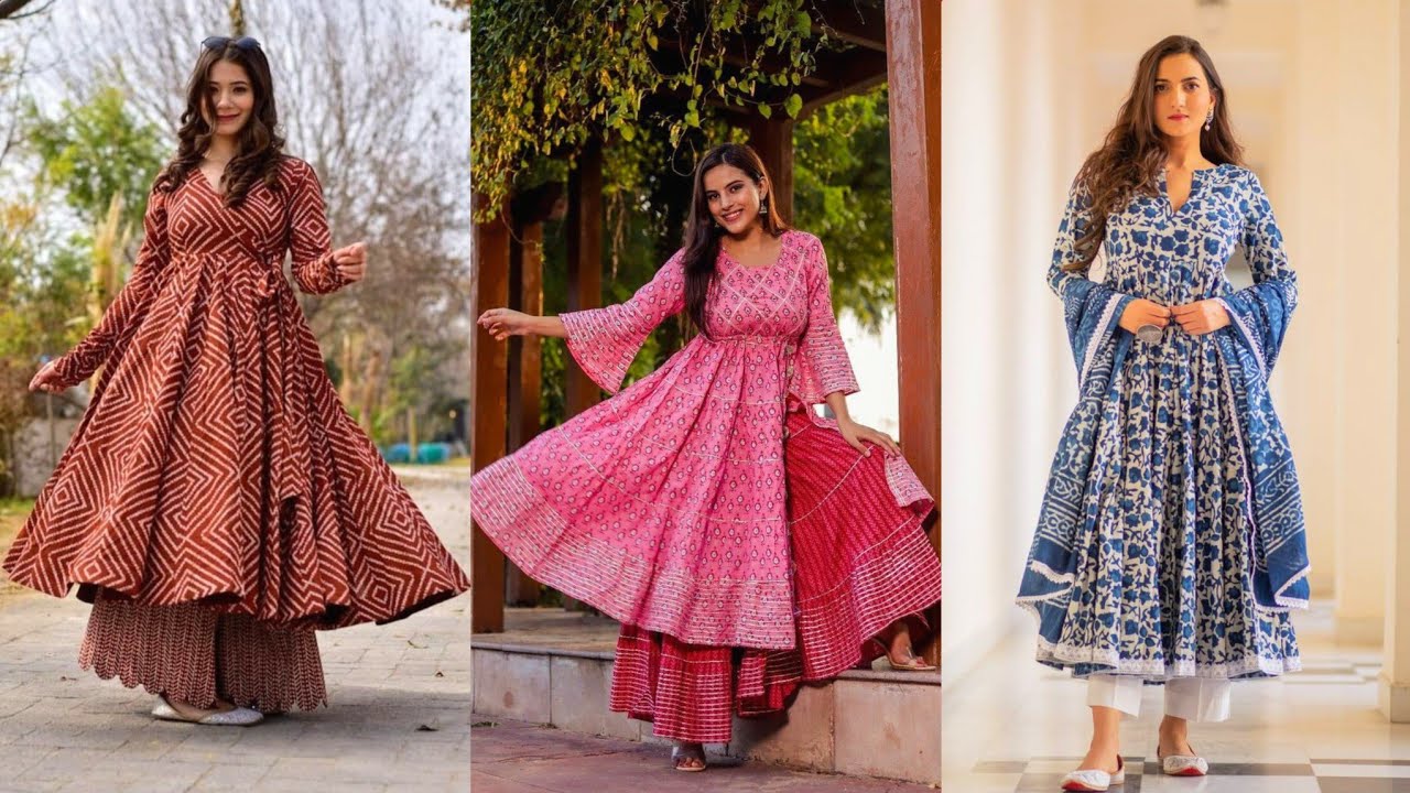 frock kurti with plazo