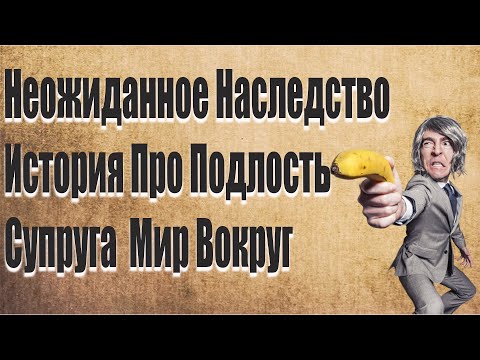 Неожиданное Наследство   История Про Подлость Супруга  Мир Вокруг