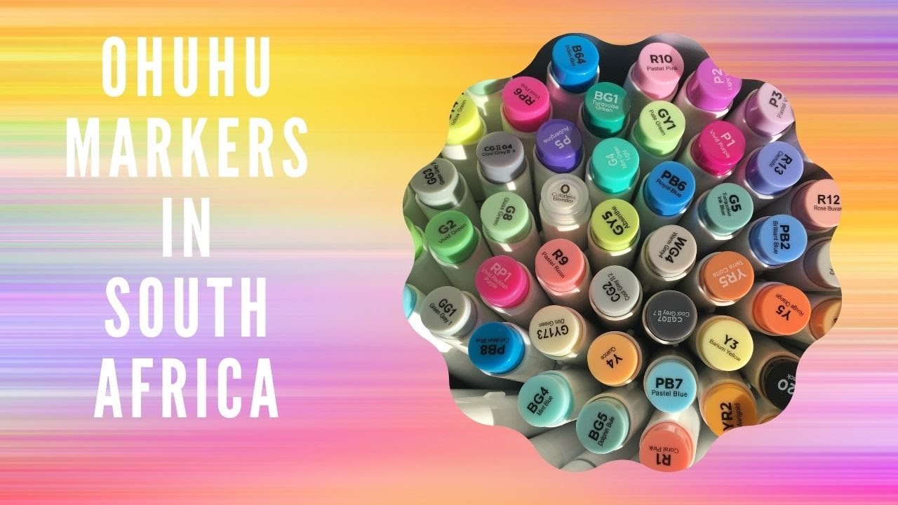 Ohuhu Markers Available in South Africa YouTube