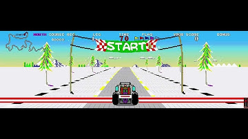 Buggy Boy - C64 vs the Arcade (Quick and Dirty)